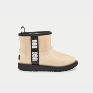 UGG clear Beige and Black Boots